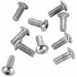 Colony #BHC-803 10-32 X 1/2 Length Chrome Button Head Allen Bolt 10 Pack