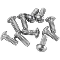 Colony #BHC-825 10-24 X 1/2 Length Chrome Button Head Allen Bolt 10 Pack