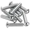 Colony #BHC-833 1/4-20 X 1-1/8 Length Chrome Button Head Allen Bolt 10 Pack