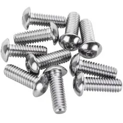 Colony #BHC-842 5/16-18 X 7/8 Length Chrome Button Head Allen Bolt 10 Pack