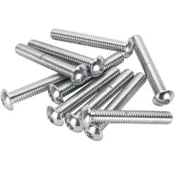Colony #BHC-847 5/16-18 X 2 Length Chrome Button Head Allen Bolt 10 Pack