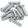 Colony #BHC-851 3/8-16 X 1-1/4 Length Chrome Button Head Allen Bolt 10 Pack