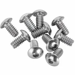 Colony #BHC-859 10-24 X 3/8 Length Chrome Button Head Allen Bolt 10 Pack
