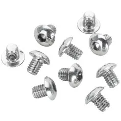 Colony #BHC-880 10-32 X 1/4 Length Chrome Button Head Allen Bolt 10 Pack