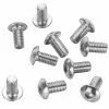 Colony #BHC-881 10-32 X 3/8 Length Chrome Button Head Allen Bolt 10 Pack