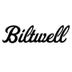 Biltwell Script Die Cut Sticker - Black - 12 Inch
