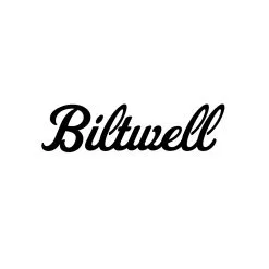 Biltwell Script Die Cut Sticker - Black - 9 Inch
