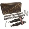 Burly Brand Slammer Suspension Kit - 2006- 2017 Harley-Davidson Dyna FXD - Black