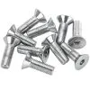 Colony #FHS-116 5/16-24 X 1 Length Chrome Flat Head Allen Bolt 10 Pack