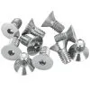 Colony #FHS-164 5/16-18 X 1/2 Length Chrome Flat Head Allen Bolt 10 Pack