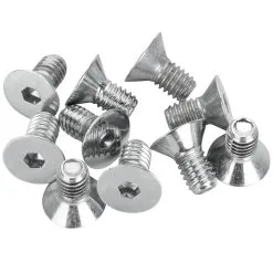 Colony #FHS-164 5/16-18 X 1/2 Length Chrome Flat Head Allen Bolt 10 Pack