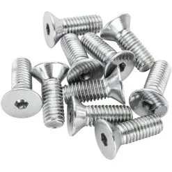 Colony #FHS-179 7/16-14 X 1-1/4 Length Chrome Flat Head Allen Bolt 10 Pack