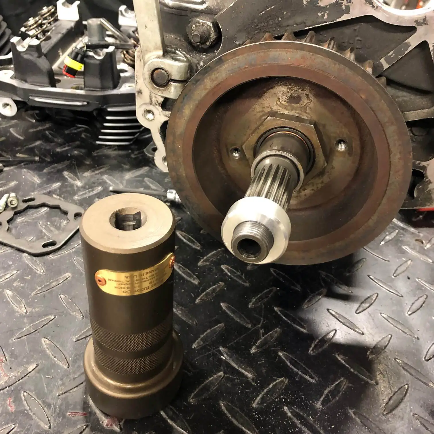 Fast Eddy Co. No. 10 Transmission Socket 2-1/4" For 2007 & Later Harley Big Twins - Image 6