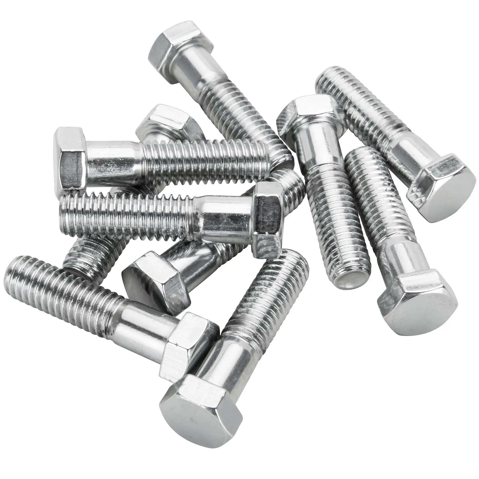 Colony #HHC-627 7/16-14 X 1-3/4 Length Chrome Hex Head Bolt 10 Pack