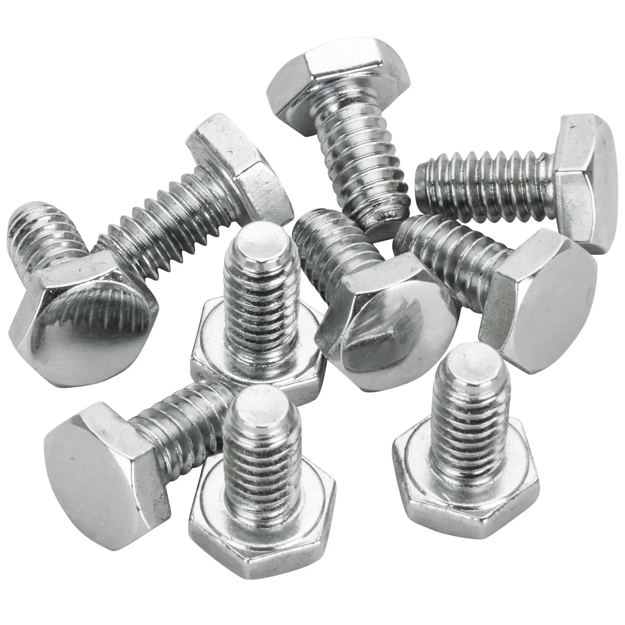 Colony #HHC-633 1/4-20 X 1/2 Length Chrome Hex Head Bolt 10 Pack