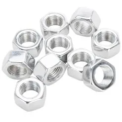 Colony #HN-404 1/2-20 Chrome Hex Nut 10 Pack