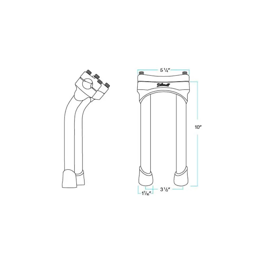 Biltwell Murdock Pullback Risers - Black - 10 Inch - Image 3