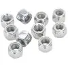 Colony #NL-503 3/8-24 Chrome Nylon Insert Nylock Locknut 10 Pack