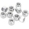 Colony #NL-505 1/2-20 Chrome Nylon Insert Nylock Locknut 10 Pack