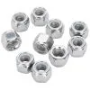 Colony #NL-510 3/8-16 Chrome Nylon Insert Nylock Locknut 10 Pack