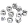 Colony #NL-511 7/16-14 Chrome Nylon Insert Nylock Locknut 10 Pack