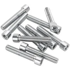 Colony #PSHC-2010 1/4-20 X 1-3/8 Length Chrome Polished Allen Bolt 10 Pack