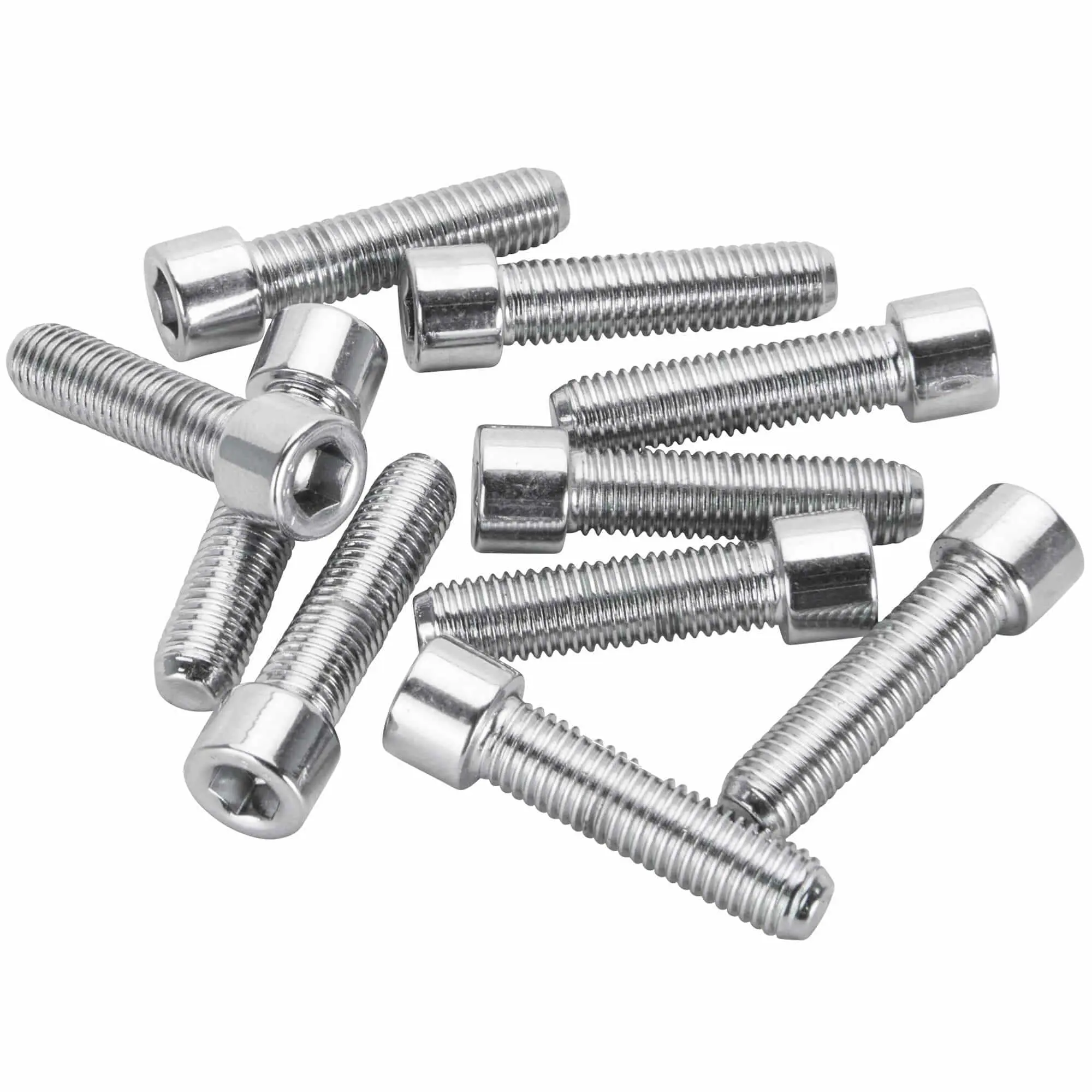 Colony #PSHC-212 1/4-28 X 1 Length Chrome Polished Allen Bolt 10 Pack