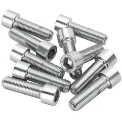 Colony #PSHC-233 3/8-24 X 1-1/4 Length Chrome Polished Allen Bolt 10 Pack