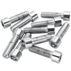 Colony #PSHC-299 7/16-14 X 1-1/2 Length Chrome Polished Allen Bolt 10 Pack