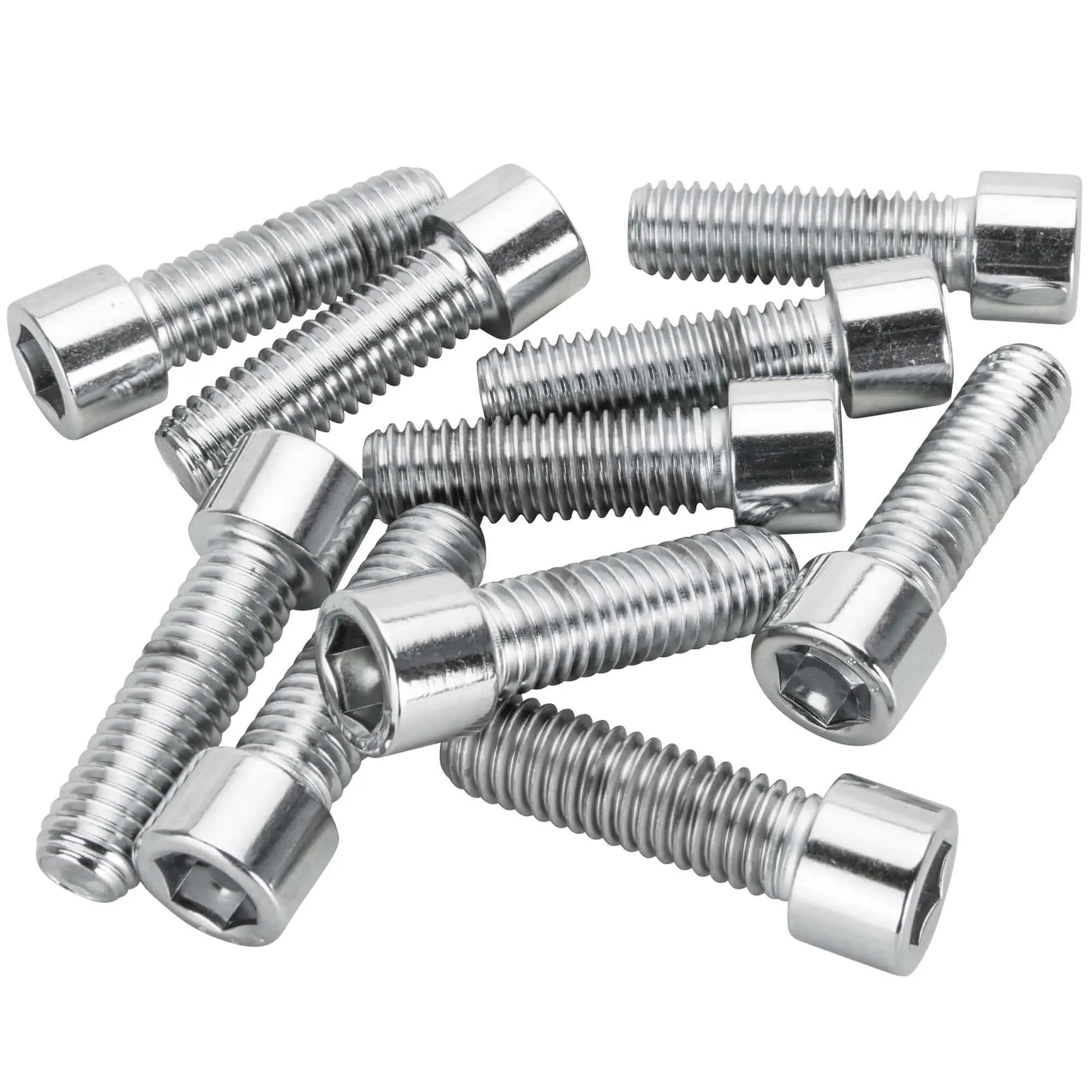 Colony #PSHC-299 7/16-14 X 1-1/2 Length Chrome Polished Allen Bolt 10 Pack
