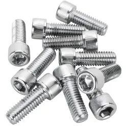 Colony #SHC-9016 7/16-14 X 1-1/4 Length Chrome Socket Head Allen Bolt 10 Pack