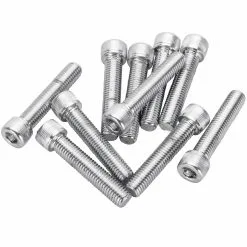 Colony #SHC-911 1/4-28 X 1-1/4 Length Chrome Socket Head Allen Bolt 10 Pack