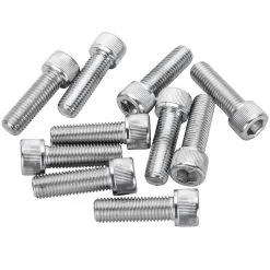 Colony #SHC-919 5/16-24 X 1 Length Chrome Socket Head Allen Bolt 10 Pack