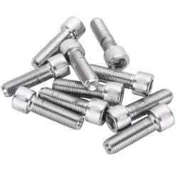 Colony #SHC-931 3/8-24 X 1-1/4 Length Chrome Socket Head Allen Bolt 10 Pack