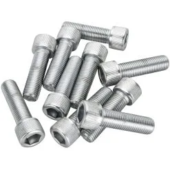 Colony #SHC-941 7/16-20 X 1-1/2 Length Chrome Socket Head Allen Bolt 10 Pack