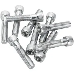 Colony #SHC-985 3/8-16 X 1-3/4 Length Chrome Socket Head Allen Bolt 10 Pack