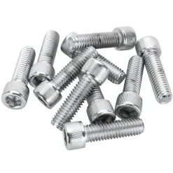 Colony #SHC-994 7/16-14 X 1-1/2 Length Chrome Socket Head Allen Bolt 10 Pack