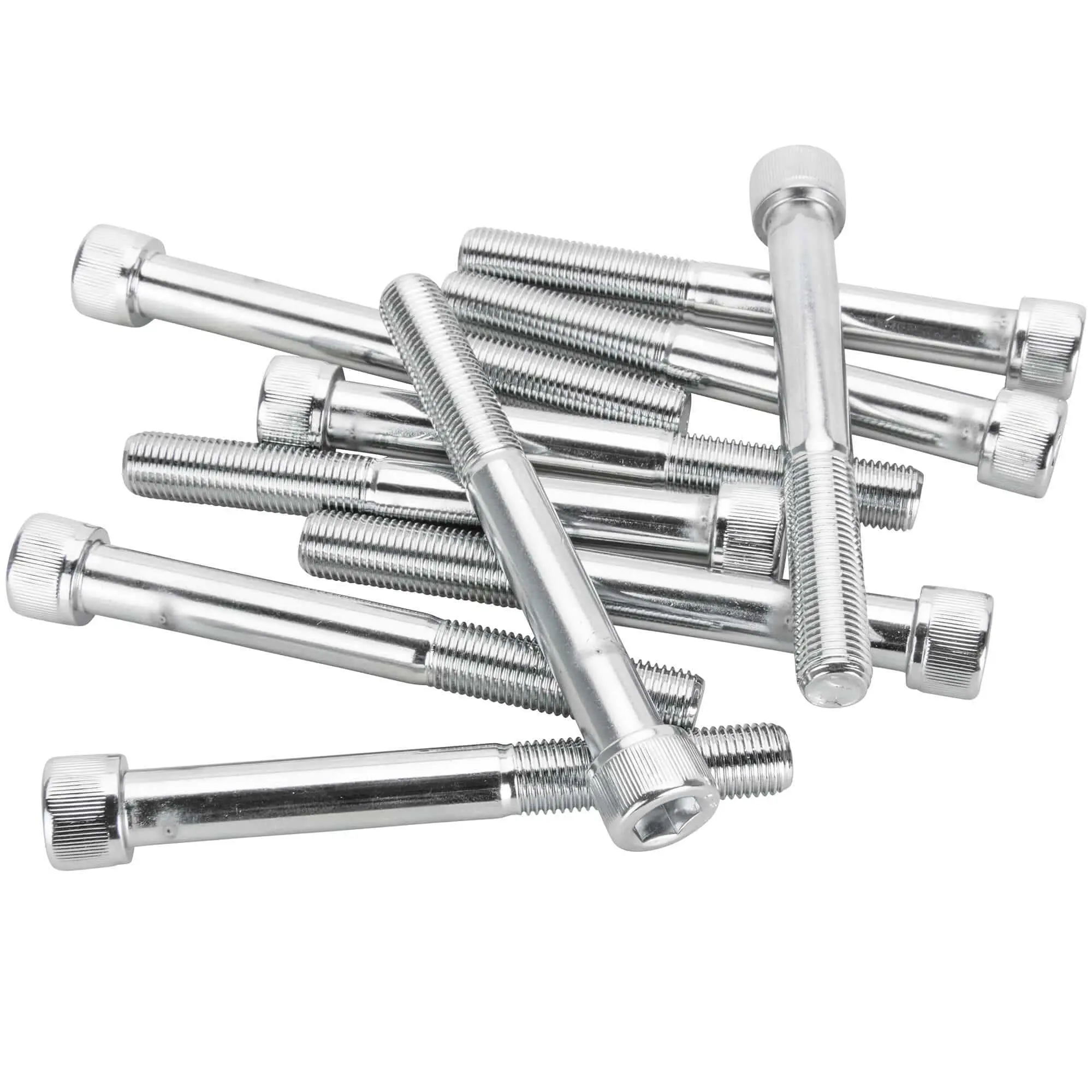 Colony #SHC-998 3/8-24 X 3-1/4 Length Chrome Socket Head Allen Bolt 10 Pack