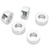 Colony #SPC-002 1/4 ID X 1/4 Length Chrome Steel Universal Spacer 5 Pack