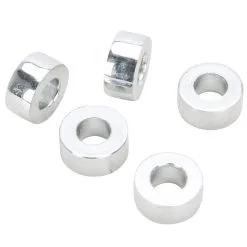 Colony #SPC-002 1/4 ID X 1/4 Length Chrome Steel Universal Spacer 5 Pack