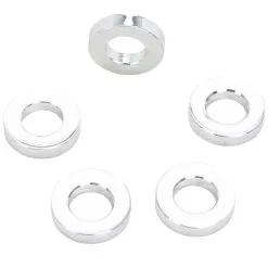 Colony #SPC-011 5/16 ID X 1/8 Length Chrome Steel Universal Spacer 5 Pack