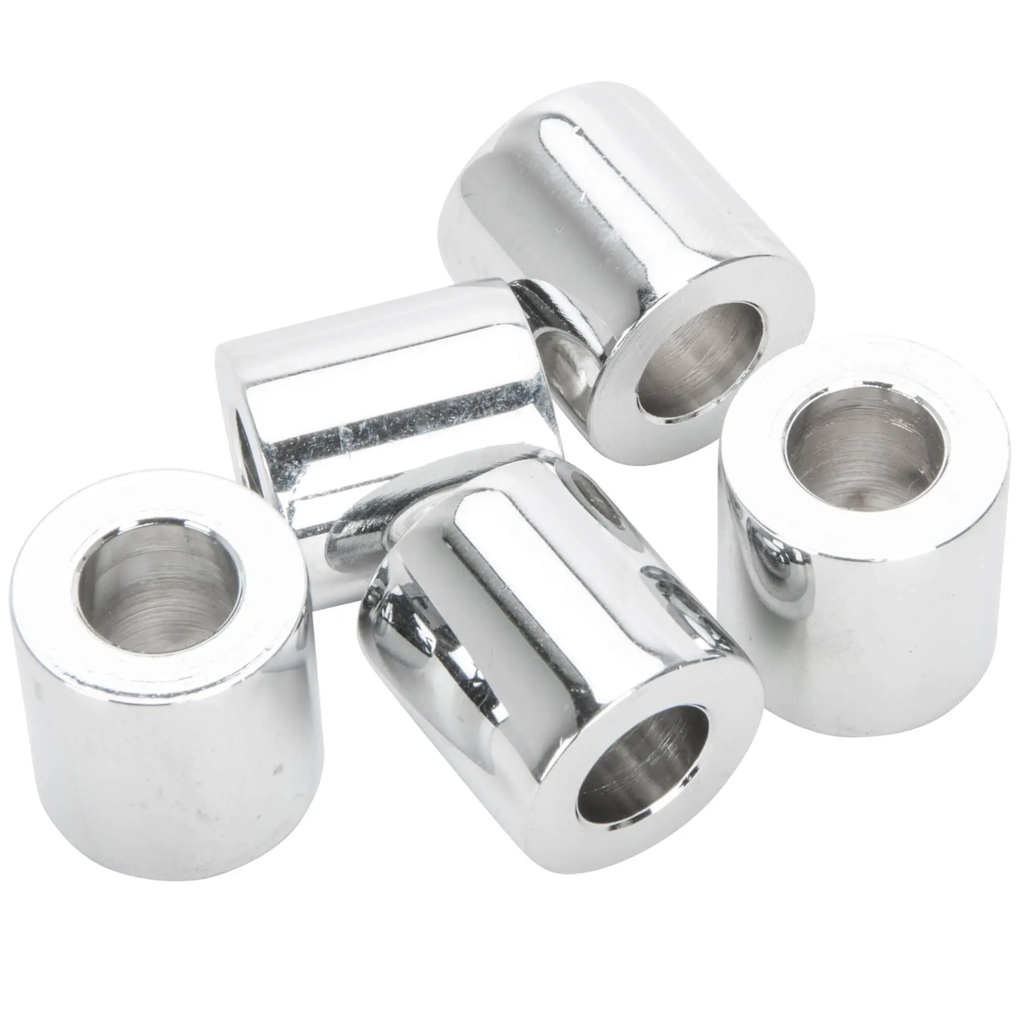 Colony #SPC-025 3/8 ID X 3/4 Length Chrome Steel Universal Spacer 5 Pack