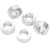 Colony #SPC-029 1/2 ID X 3/8 Length Chrome Steel Universal Spacer 5 Pack