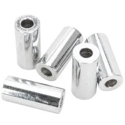 Colony #SPC-048 1/4 ID X 1-1/4 Length Chrome Steel Universal Spacer 5 Pack
