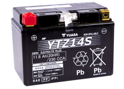 Yuasa Battery AGM YTZ-14S Maintenance Free Battery