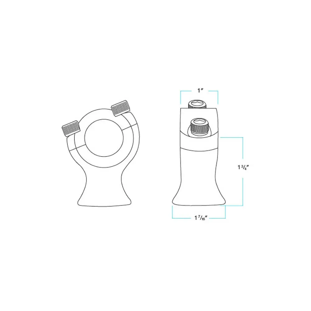 Biltwell Slimline Risers - Polished Stainless Steel - 1 Inch - Image 3