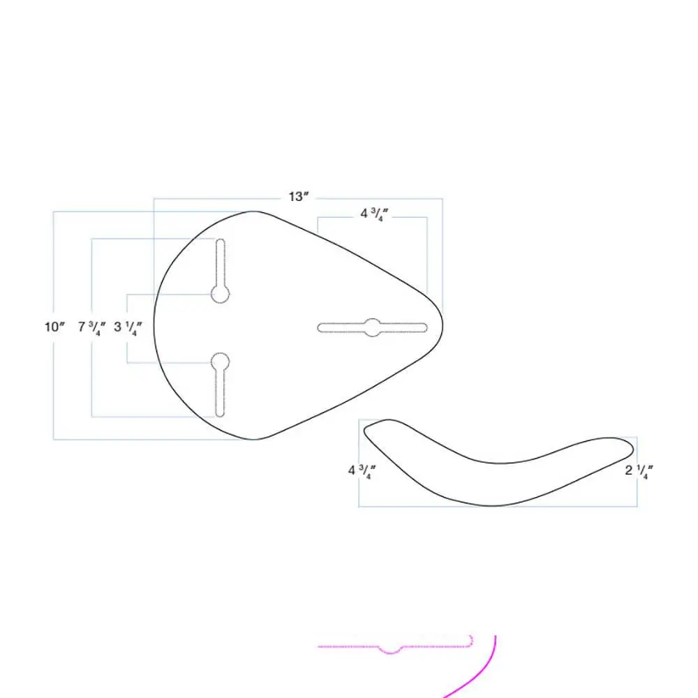 Biltwell Slimline Solo Seat - Black Smooth - Image 3