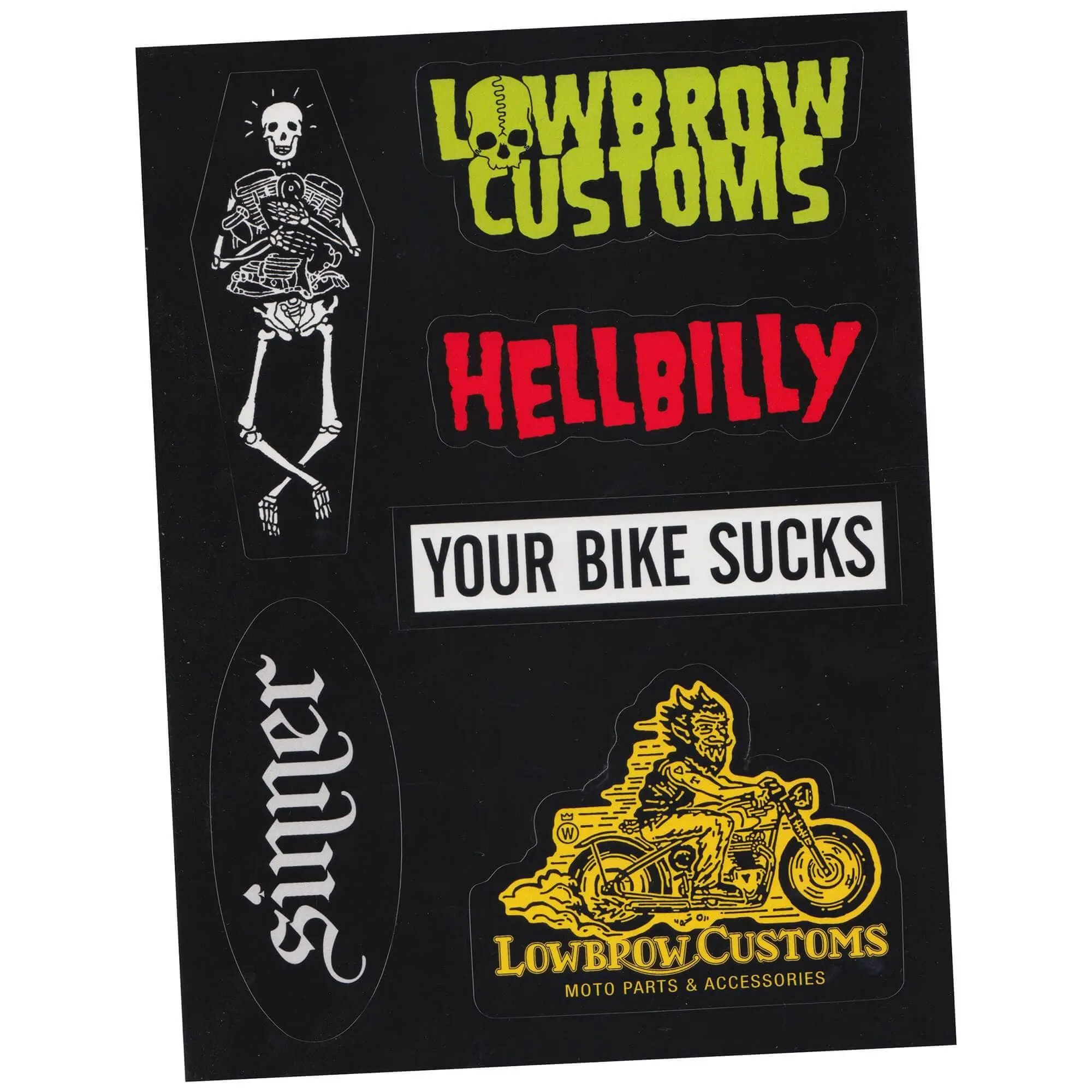 Lowbrow Customs Sticker Sheet No. 1