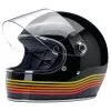 Biltwell Gringo S DOT/ECE Approved Full Face Helmet - Gloss Black Spectrum