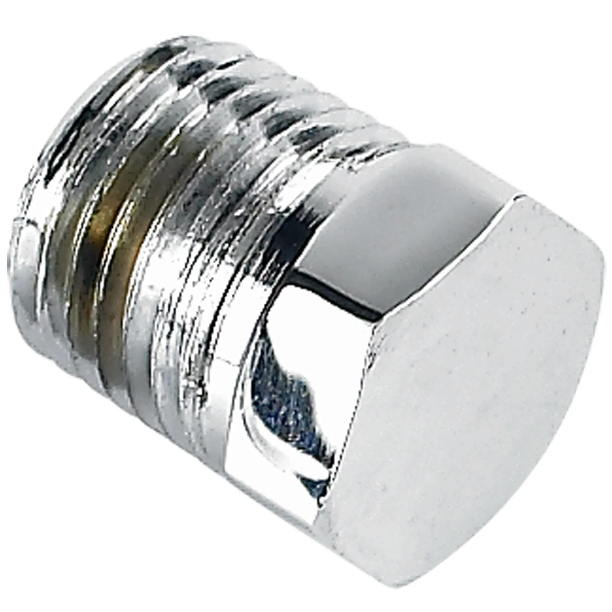 Cycle Standard Hex Pipe Plug 1/4 Inch NPT - Chrome